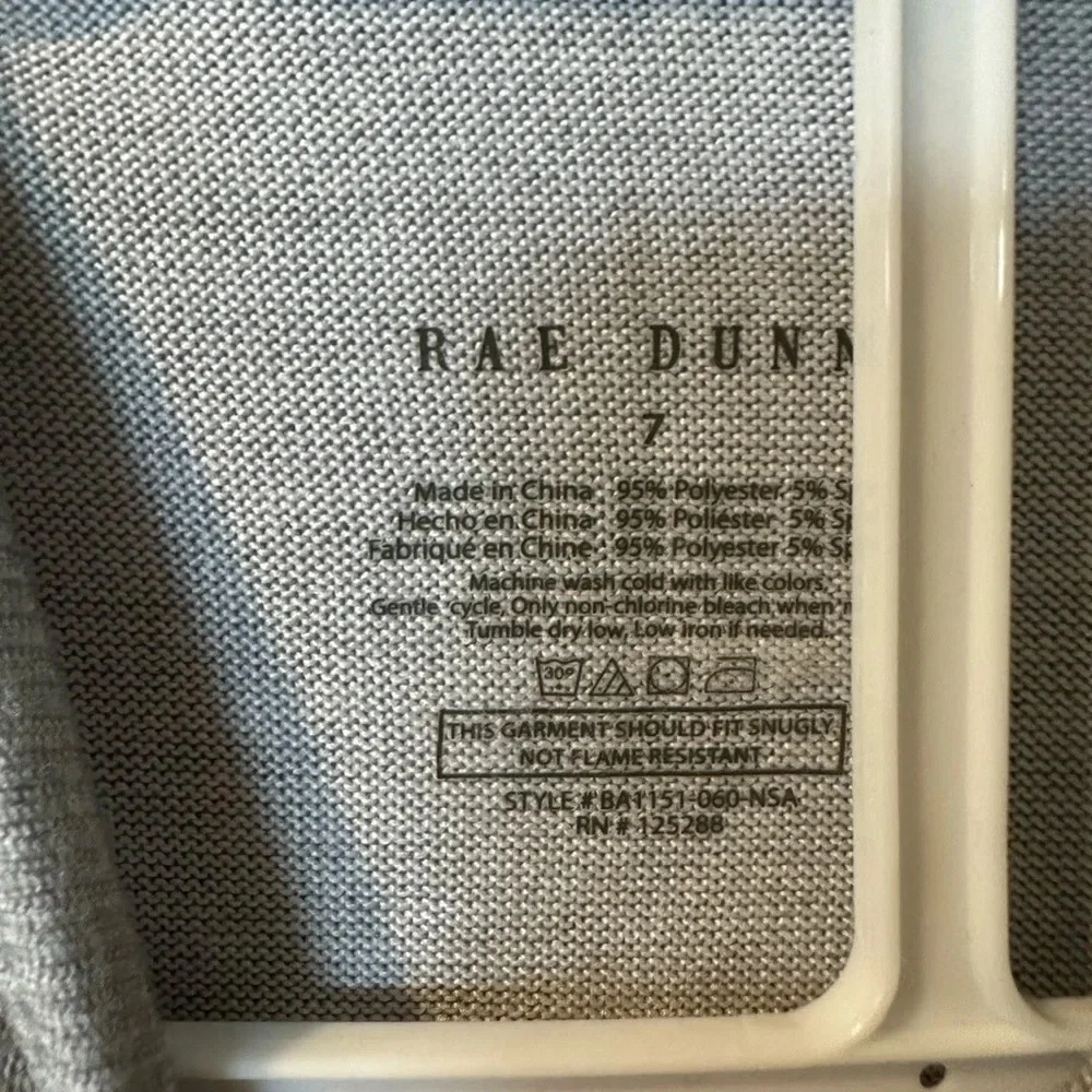 NWT Rae Dunn 2t and 7 gender neutral Christmas‎ pajamas.